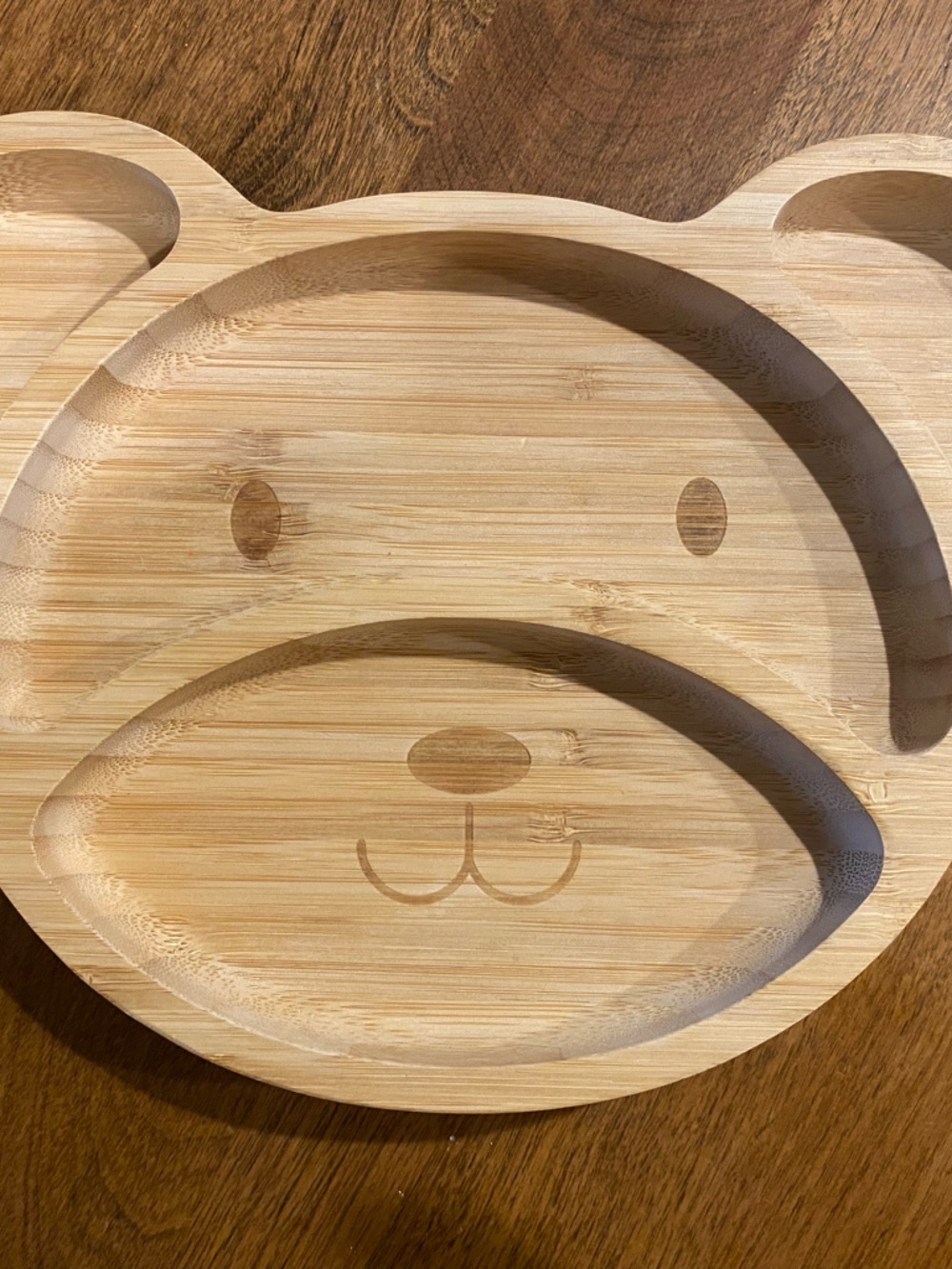 Linda’s Essentials Bamboo Round Plate in Light Wood